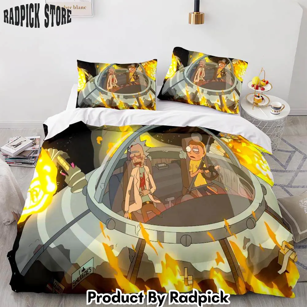 Rickand morty season5 bedding set quilt duvet covers bedding sets  rp0424937